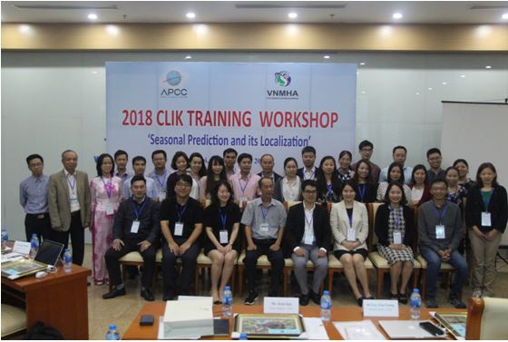 Hội thảo tập huấn về bộ công cụ thông tin khí hậu CLIK của  Trung tâm khí hậu APEC