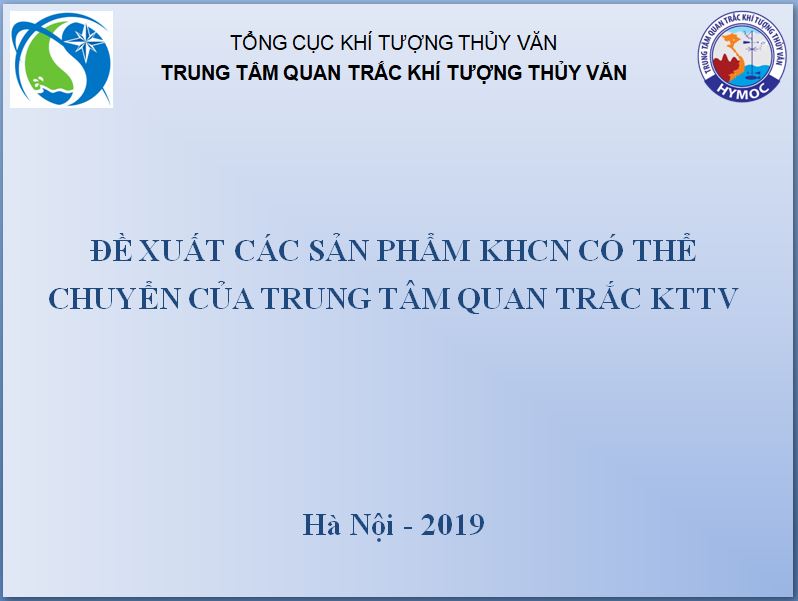 Hội thảo Tăng cường hoạt động chuyển giao, ứng dụng sản phẩm phục vụ về khí tượng thủy văn