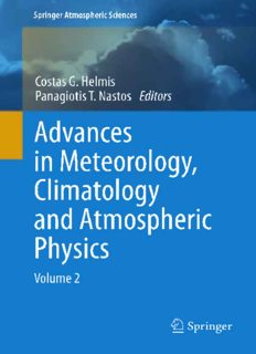 Sách điện tử: Advances in Meteorology, Climatology and Atmospheric Physics (Những tiến bộ trong Khí tượng học, Khí hậu học và Vật lý Khí quyển)
